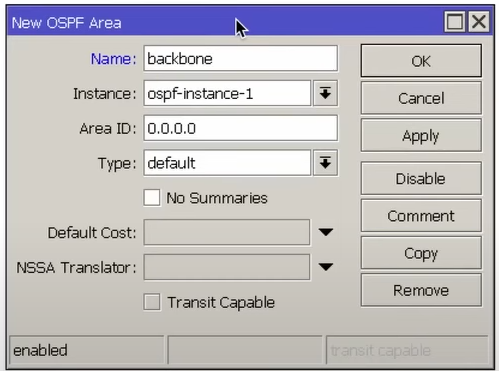 Рисунок 6- OSPF Area
